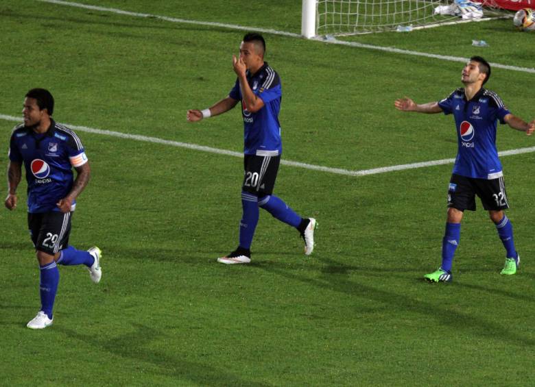 illonarios debutó este sábado en la Liga Águila con un triunfo ajustado 1-0 frente a Patriotas Boyacá. FOTO COLPRENSA