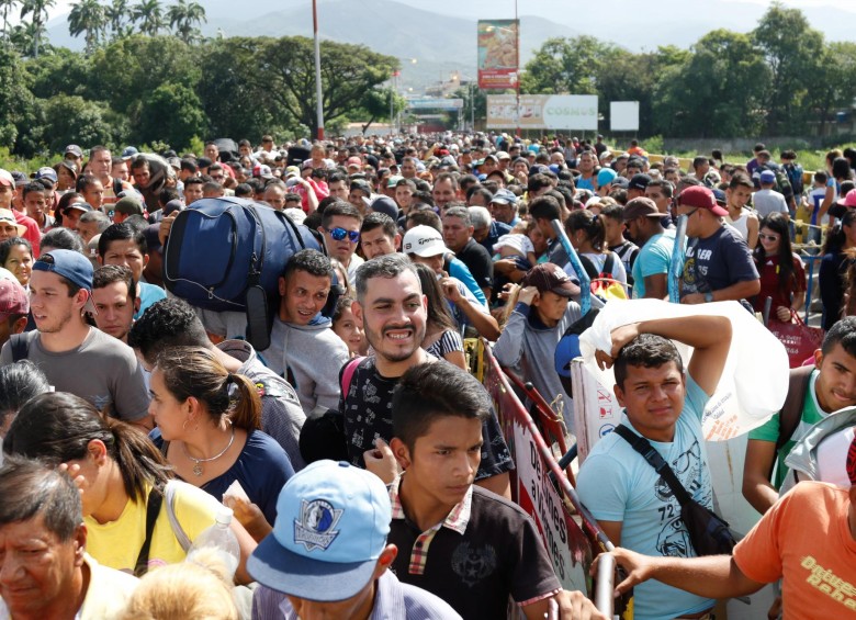 Los venezolanos llegan a Colombia y a otros países de la zona, escapándose de la crisis de su país. FOTO COLPRENSA