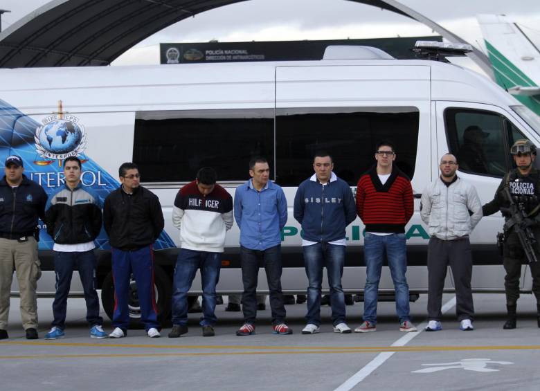 En julio fueron extraditados los 7 colombianos. FOTO colprensa