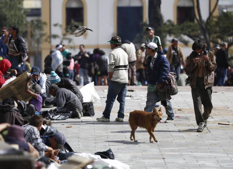El problema de El Bronx se trasladó a la Plaza España