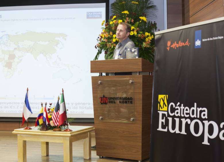 Durante esta semana expertos de todo el mundo se reúnen en la Universidad del Norte de Barranquilla, para analizar temas de coyuntura mundial. Foto: Cortesía