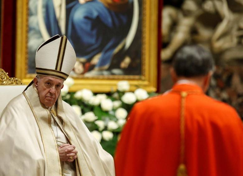 El papa Francisco envió un mensaje de apoyo a todas las personas que fueron golpeadas por el huracán Iota. Foto EFE