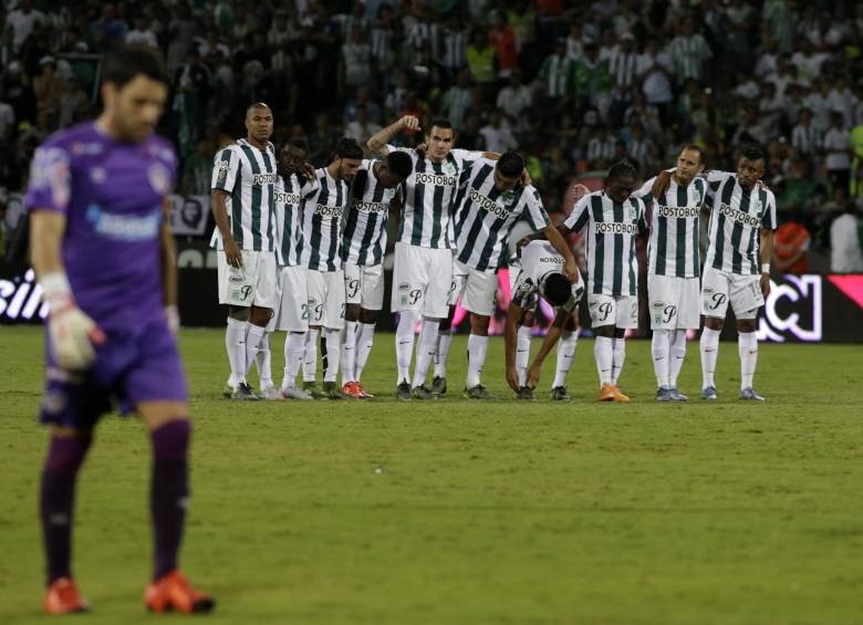 Nacional celebró su estrella 15 luego de una agónica definición a penales. FOTO JUAN ANTONIO SÁNCHEZ