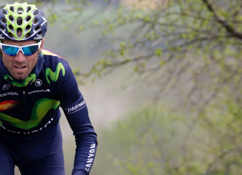 Valverde ganó además este año la Vuelta a Andalucía. Es líder del Movistar, en compañía de Nairo Quintana. FOTO AFP
