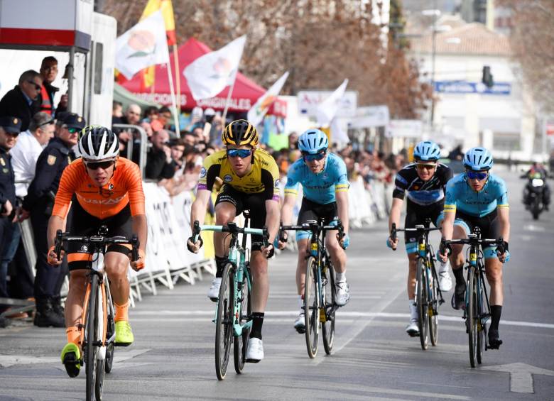 Higuita es escalador y se defiende en el plan. En el ciclismo europeo están maravillados con su potencial. FOTO EFE