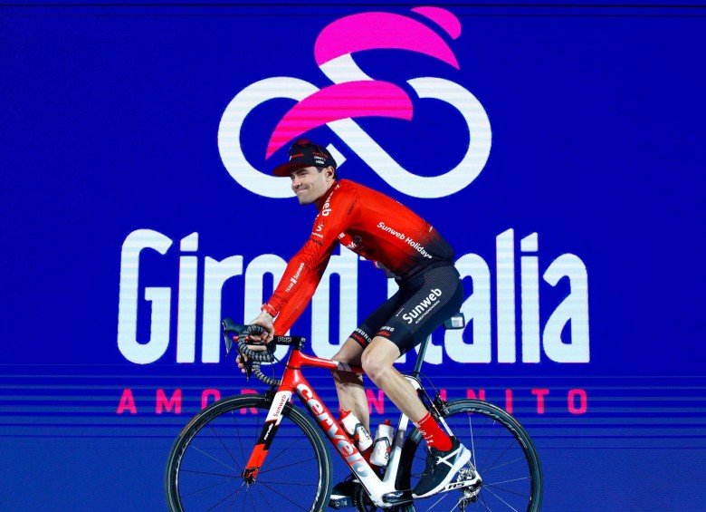 Tom Dumoulin abre este sábado el Giro de Italia 2019. FOTO AFP