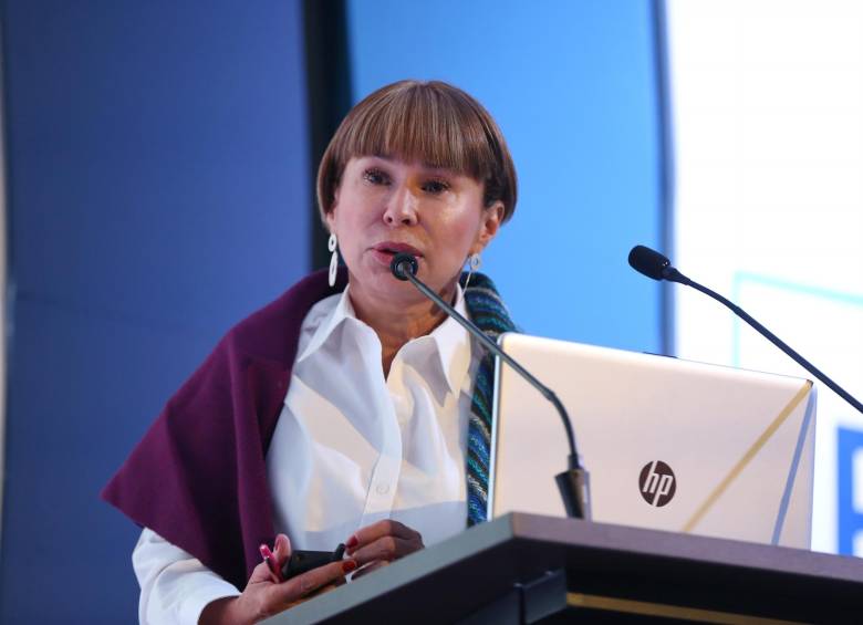 Alicia Arango, ministra de Trabajo destacó que el 2019 cierra con 1.675.462 adultos mayores beneficiados por el programa. 