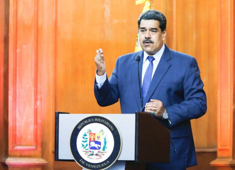 Nicolás Maduro, presidente de Venezuela. FOTO: EFE.