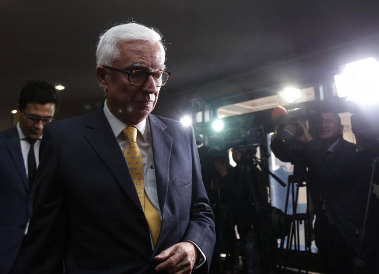 El senador del Polo Democrático Jorge Enrique Robledo aseguró que no se retractará de las afirmaciones que ha hecho en contra del Fiscal General, Néstor Humberto Martínez. FOTO COLPRENSA