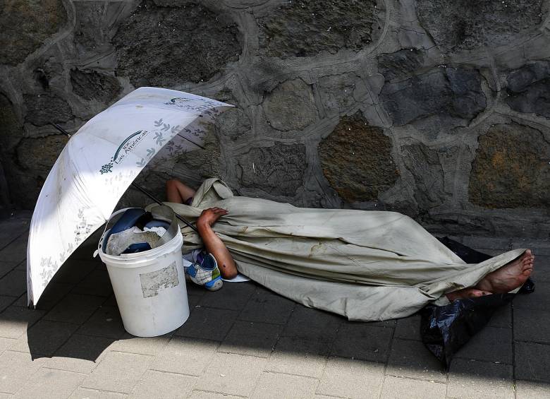 Al Hospital Mental de Antioquia se han llevado unos 150 habitantes de calle adultos para su proceso de desintoxicación. Eso no garantiza que la persona no vuelva a la calle. FOTO henry agudelo