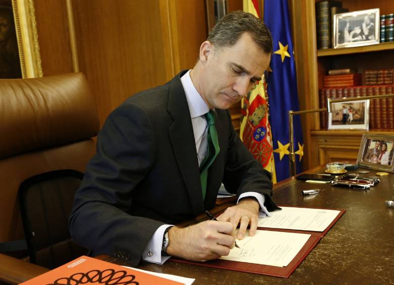 El Rey Felipe VI de España disolvió el martes el Congreso y convocó a nuevas elecciones legislativas para el 26 de junio. FOTO REUTERS