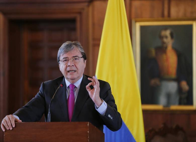 Canciller Carlos Holmes Trujillo. FOTO: Archivo Colprensa. 