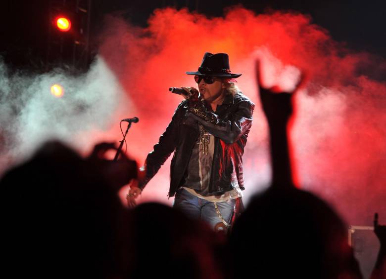 Axl Rose continuará también con la banda Guns N’Roses. FOTO AFP