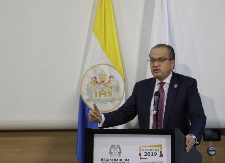 El Procurador General, Fernando Carrillo, advirtió los riesgos electorales. FOTO: Colprensa
