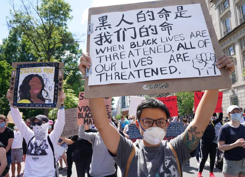 Protesta en Washington, EE. UU. FOTO AFP