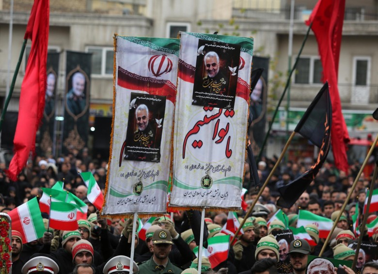 La muerte de Soleimani generó un consenso contra Estados Unidos en un Irak desgarrado desde hace más de tres meses por una revuelta popular contra el poder y el control de Irán. FOTO AFP