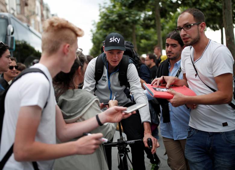 En las dos carreras que ha disputado este año, Froome no ha tenido una buena figuración. Se participación en el próximo Tour aún es incierta. FOTO: REUTERS