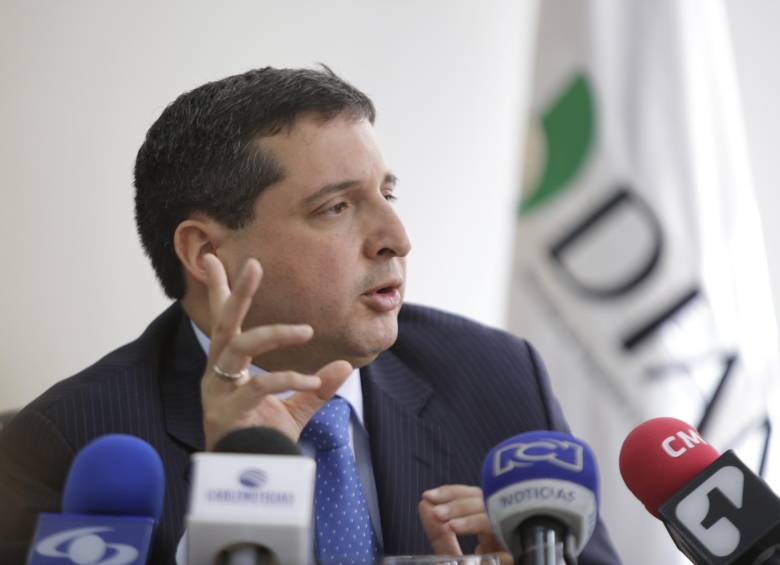 Director de la Dirección de Impuestos y Aduanas Nacionales (DIAN), José Andrés Romero. FOTO Colprensa