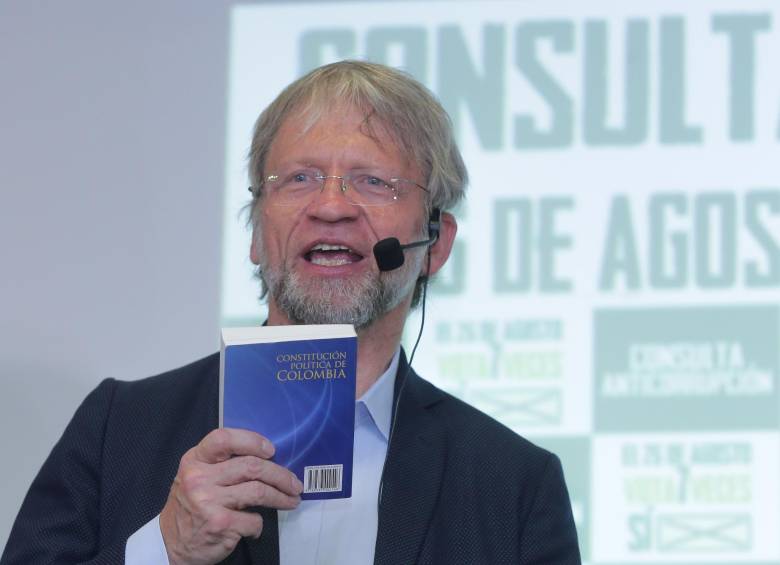 El exalcalde de Bogotá y exsenador Antanas Mockus. FOTO Colprensa