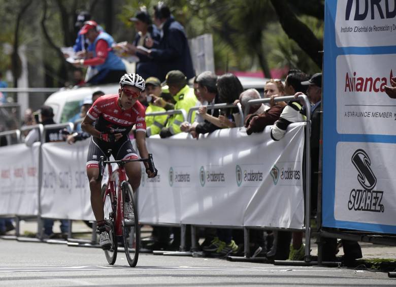 Járlinson Pantano durante el Campeonato Nacional de Ciclismo de ruta en 2017. FOTO COLPRENSA