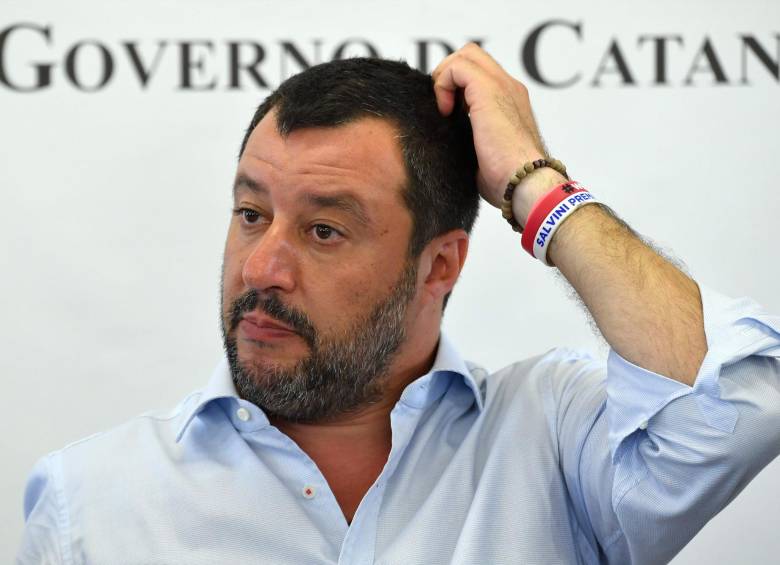Primer ministro de Italia, Matteo Salvini. FOTO: AFP