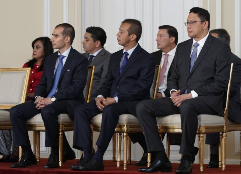 Hace poco más de un año se posesionaron los magistrados del CNE. FOTO Colprensa.