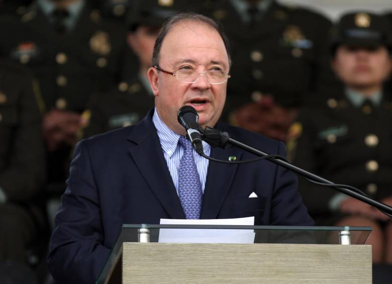 Luis Carlos Villegas, ministro de defensa. FOTO COLPRENSA