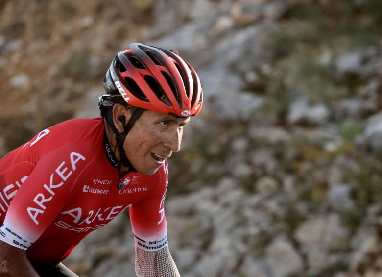 Nairo Quintana ganador de dos etapas en el Tour de Francia en las ediciones de 2018 y 2019 ha sufrido varias caídas en la edición del 2020. FOTO AFP