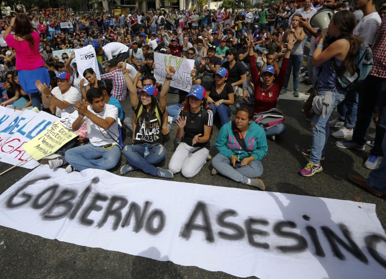 La respuesta de los opositores venezolanos fue masiva durante el año 2014. 