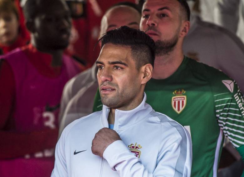Radamel Falcao García no pudo actuar el fin de semana con el Mónaco, por una molestia. FOTO TOMADA DE TWITTER