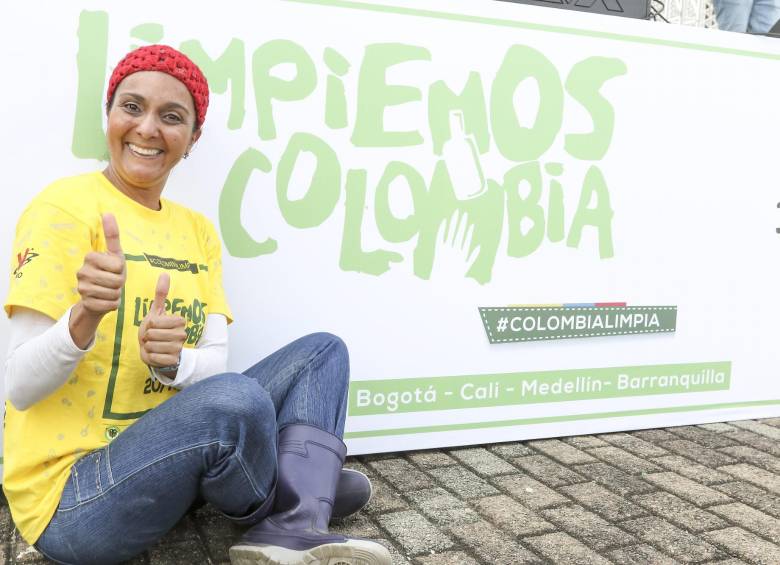 Los voluntarios asistieron a la ceremonia de cierre, en el parque San Antonio. Fotos Jaime Pérez y Carlos Velásquez
