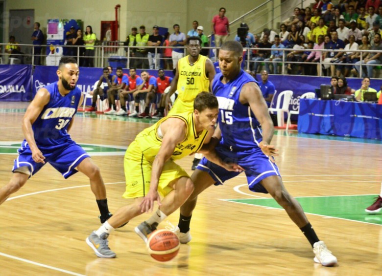 Atencia, otro baluarte del baloncesto colombiano. FOTO JUEOS CENTROAMERICANOS