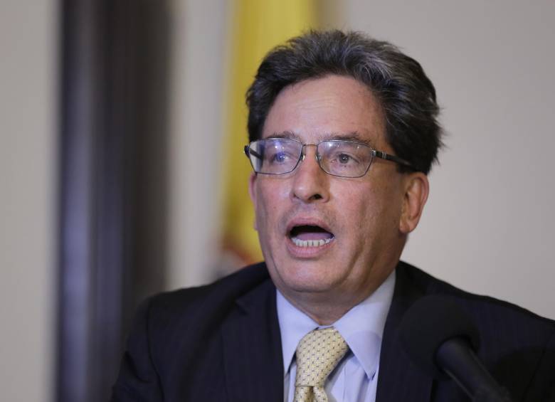Alberto Carrasquilla, ministro de hacienda, impulsor de la ponencia de la Ley de Financiamiento. FOTO: COLPRENSA 