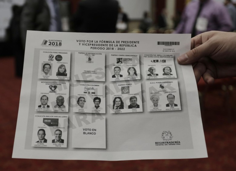 El domingo 27 de mayo, los colombianos elegirán al presidente que sucederá a Juan Manuel Santos Calderón. Foto Colprensa.