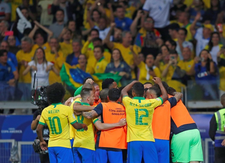 Brasil, muy cerca de un nuevo título de Copa América. FOTO EFE