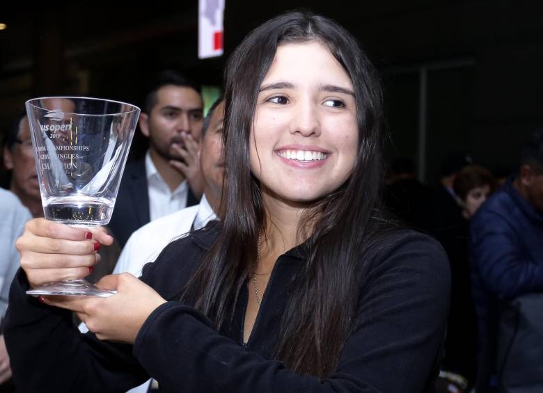 Osorio es actualmente la mejor raqueta femenina del ranquin mundial juvenil con 2.341 puntos y ocupa la casilla 227 en la clasificación WTA. Su próximo gran reto será luchar un cupo en enero para jugar el Abierto de Australia. FOTO colprensa
