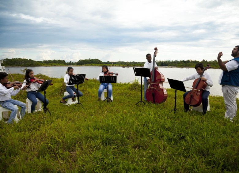 La Fundación Batuta trabaja con población afrodescendiente, indígena y raizal en la formación musical coral y sinfónica. Foto: Cortesía 