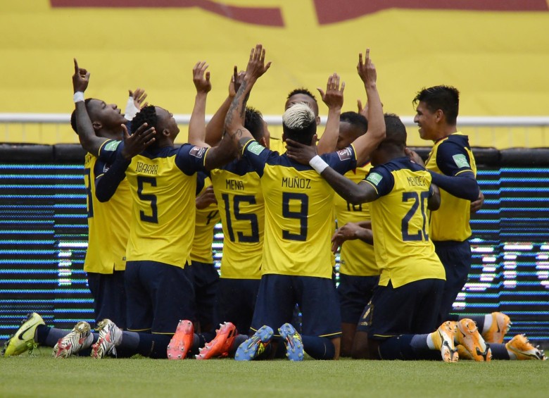 Ecuador es tercera en la Eliminatoria con 9 puntos. Es superada por Brasil (12) y Argentina (10). FOTO Getty