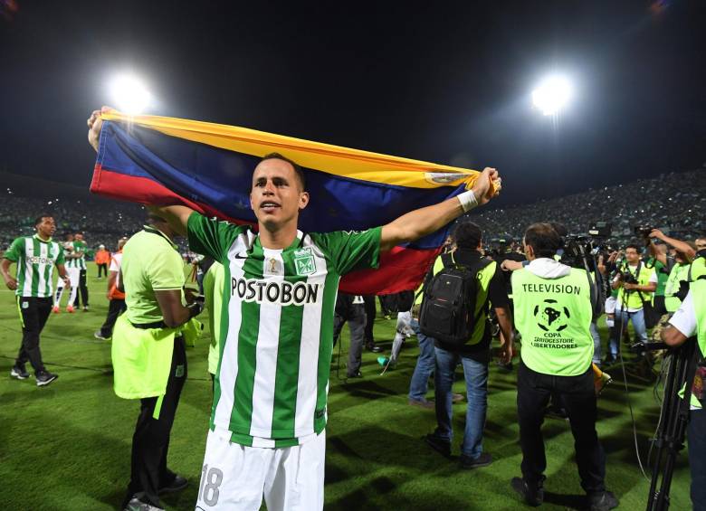 El ‘Lobo’ Guerra es el segundo venezolano en levantar un trofeo internacional. El primero fue Luis Manuel Seijas, campeón en la Copa Sudamericana de 2015 con Santa Fe. FOTO AFP