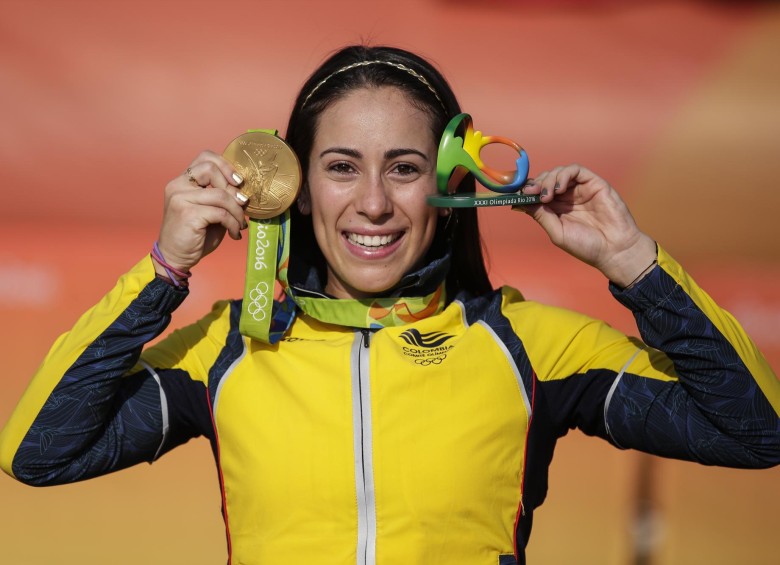 Mariana Pajón logró en Río 2016 su segundo oro olímpico. FOTO Colprensa
