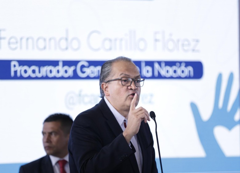 Procurador general Fernando Carrillo. FOTO COLPRENSA