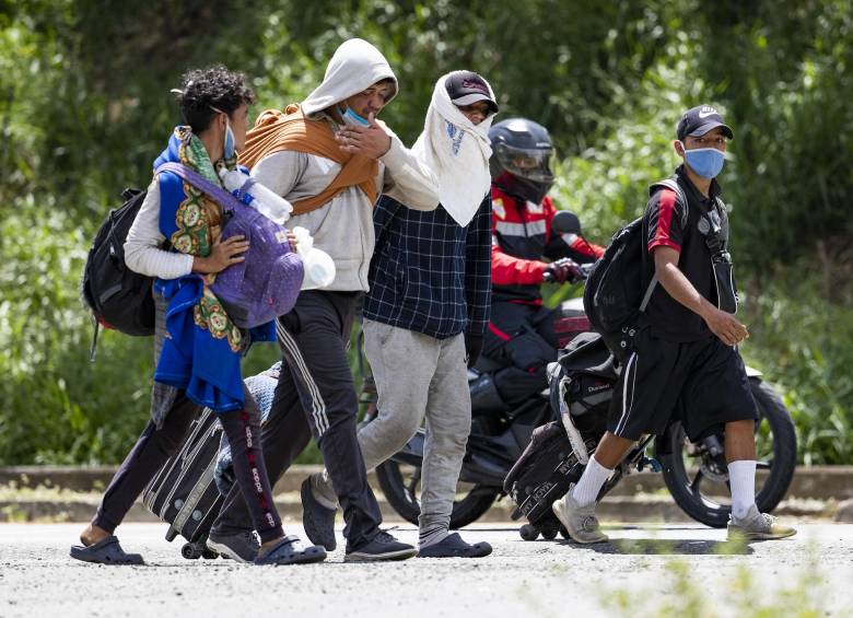 La Personería de Medellín expuso las principales problemáticas a las que se expone la población migrante en la ciudad. FOTO JAIME PÉREZ MUNÉVAR