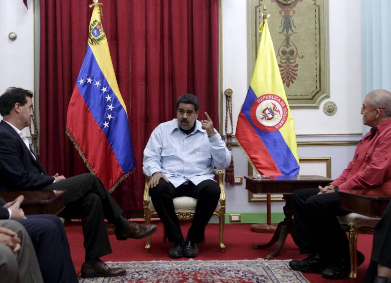 El presidente de Venezuela, Nicolás Maduro, ofreció este miércoles “todo el apoyo” a los diálogos entre el Eln y el Gobierno colombiano. FOTO AFP