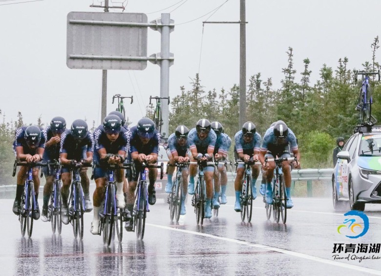 Team Medellín de ciclismo inició dominando en Tour de China