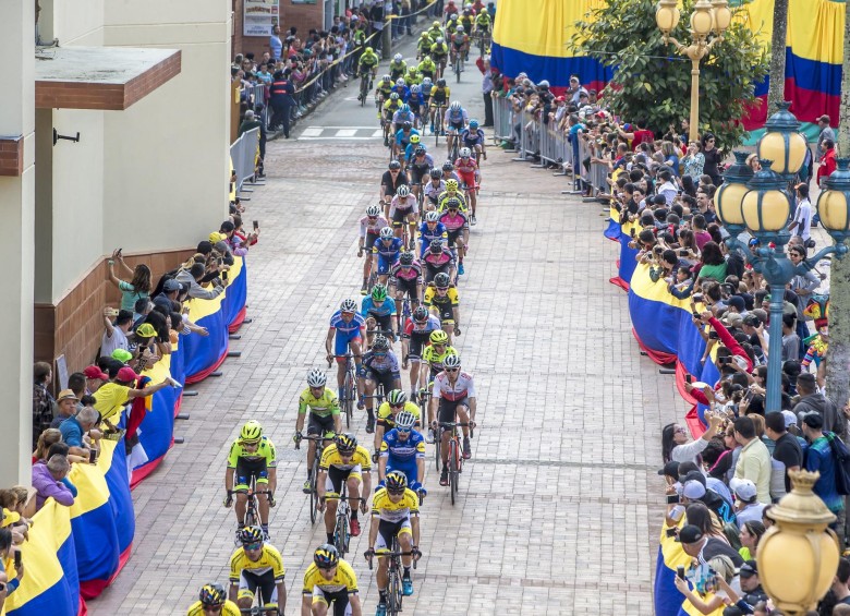Vista del municipio de El Carmen de Viboral durante la segunda etapa del Tour Colombia 2.1.FOTO: Juan Antonio Sánchez Ocampo
