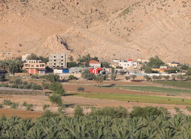 Vista general en la aldea de Jeftlik en el valle del Jordán, 27 de junio de 2020. Según los informes, el gobierno israelí se está preparando para anexionarse partes de Cisjordania y el valle del Jordán ocupadas por Israel desde la guerra de 1967 en Oriente Medio. EFE