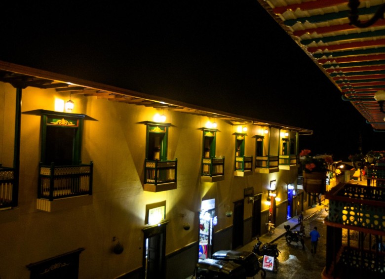 Los colores en sus puertas y balcones hacen alusión al nombre que lleva este municipio. Foto: Julio César Herrera