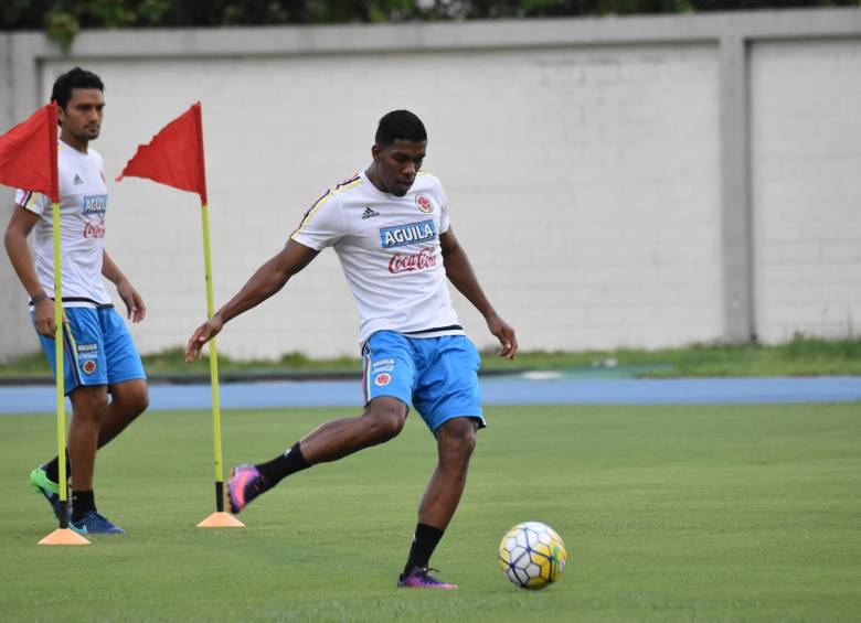Orlando Berrío, durante una de las convocatorias de Selección Colombia. FOTO COLPRENSA