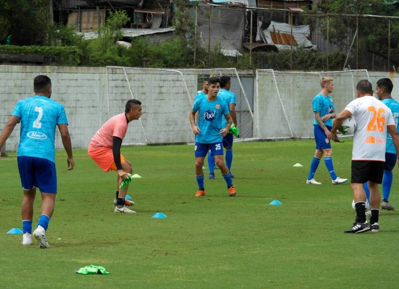 Entrenamiento de Envigado. FOTO TWITTER DE ENVIGADO