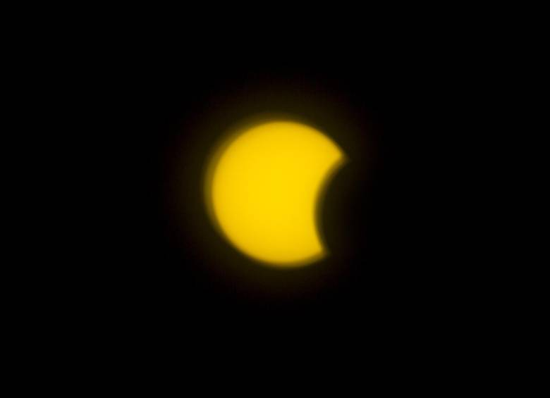 Así se vio el eclipse de sol en Medellín